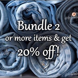 Add 2+ items to bundle, get 20% off